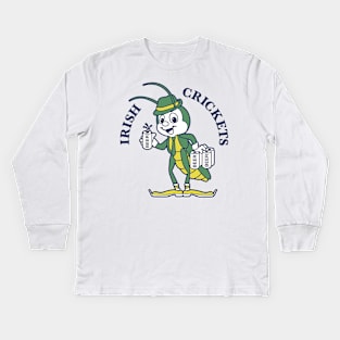 Irish Crickets Kids Long Sleeve T-Shirt